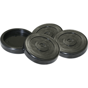 Tuf-Pads (Round) (5700227) Replacement Polyurethane Tuf-Pad / Slip-Over / Round / SET OF 4